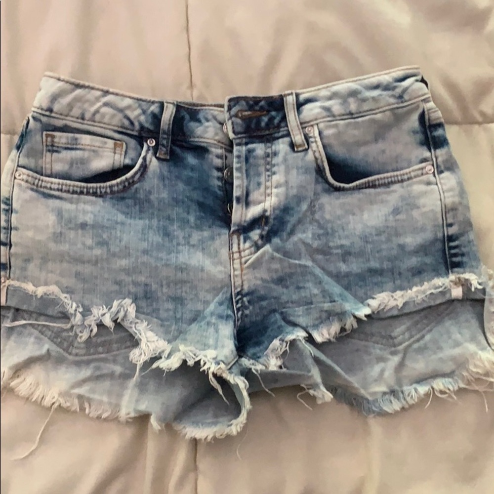 Extreme Acid Wash Shorts